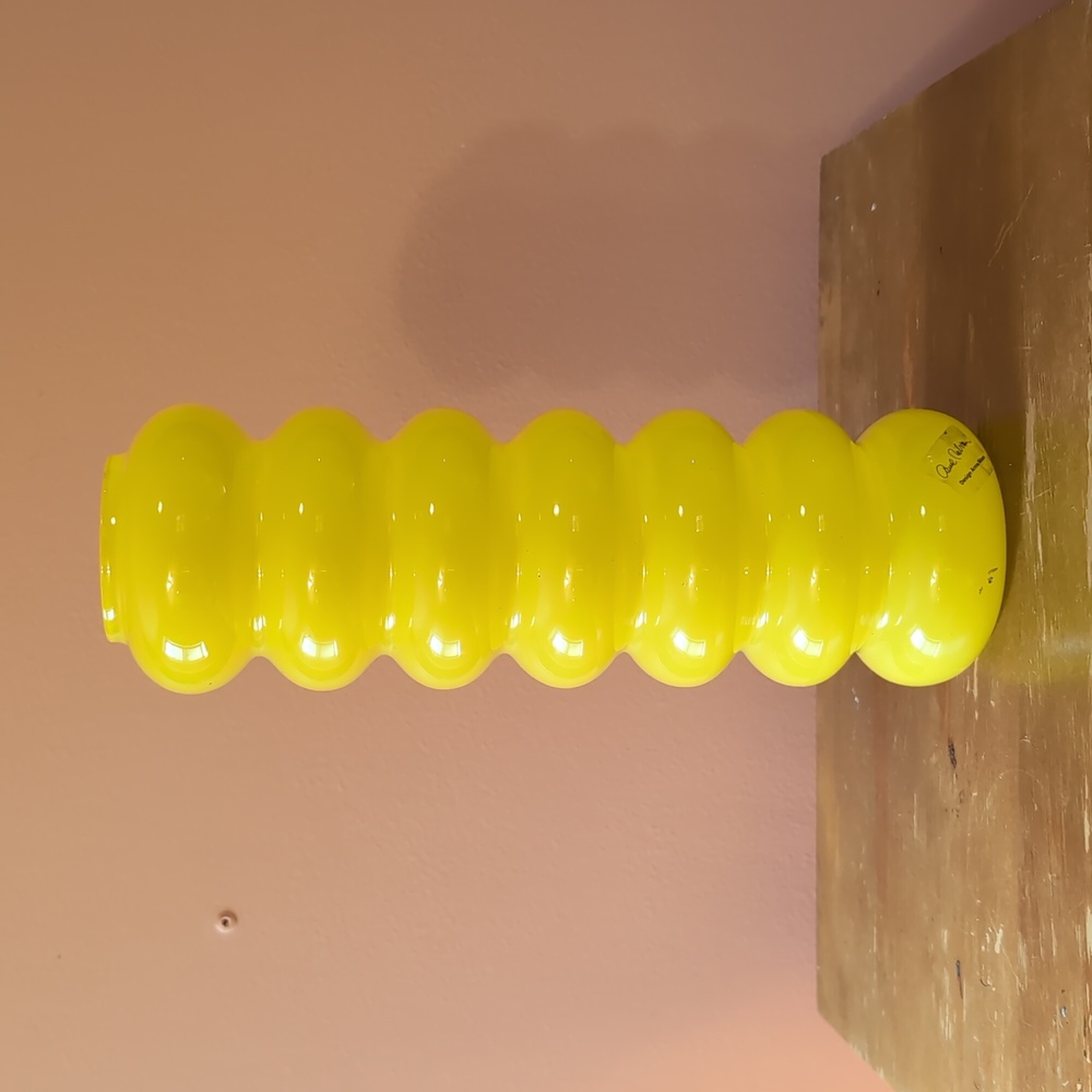 Vintage retro bright yellow IKEA Bubble SOLSTRALE ANNE NILSSON Scandinavi